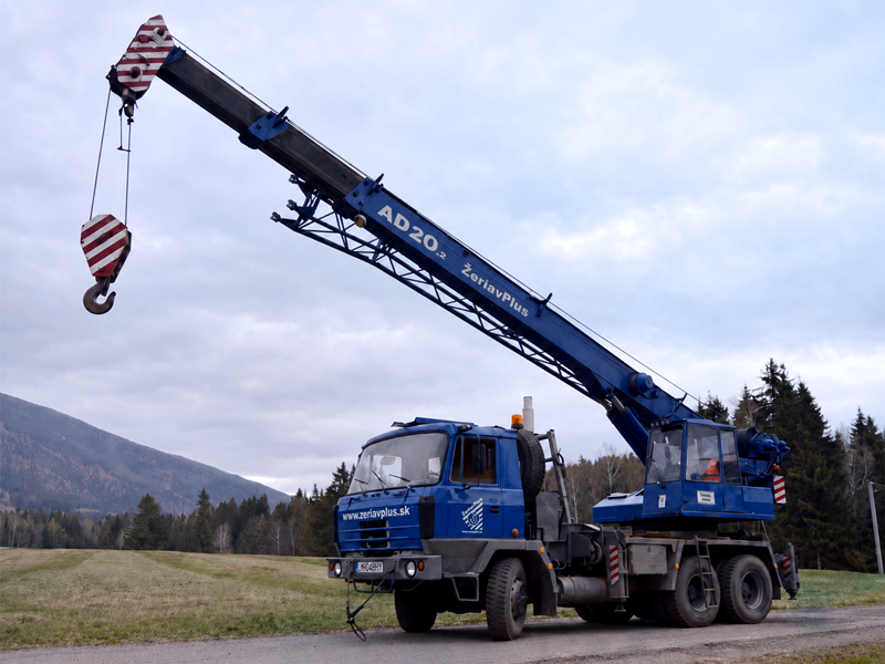 Tatra AD 20.2 autožeriav ŽeriavPlus s nosnosťou do 20 ton